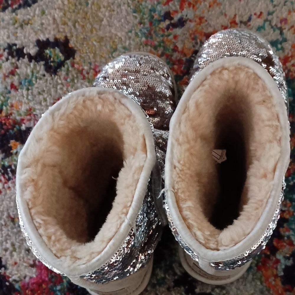 UGG Brown Sequin Winter Boots - image 3